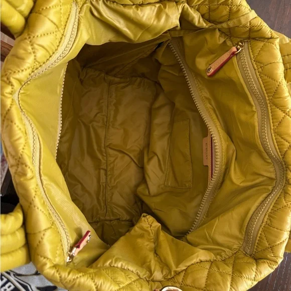 NWOT MZ Wallace Medium Deluxe Metro Tote in Ochre - Picture 3 of 7